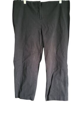 Alfani Plus Straight-Leg Capris Black sz 18